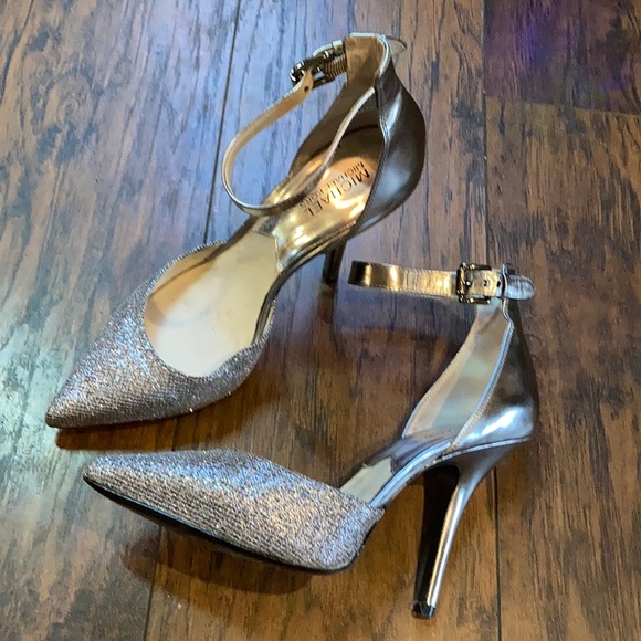 Michael Kors Silver Sparkly Heels - Picture 4 of 14